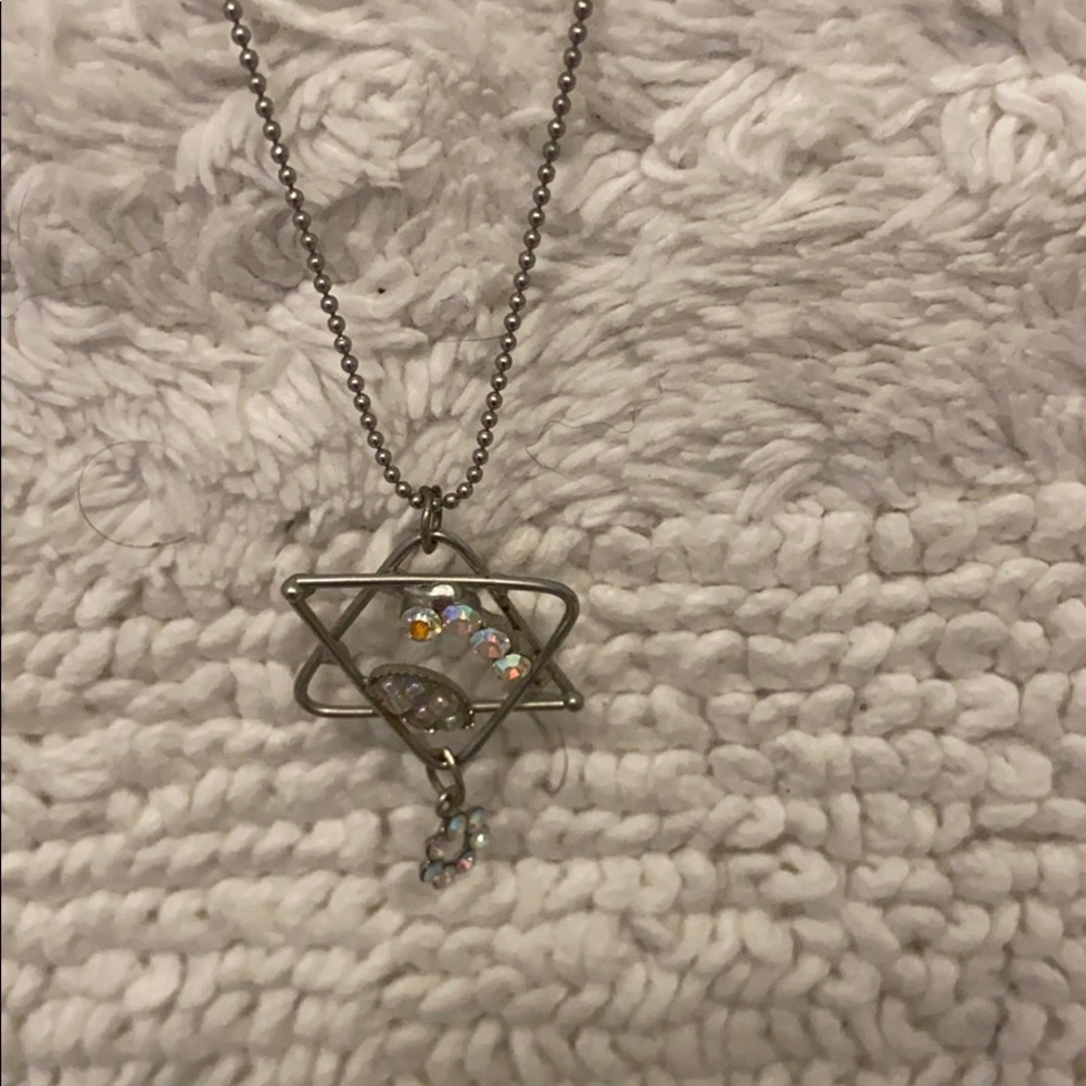 Bling Star of David necklace - Picture 2 of 2